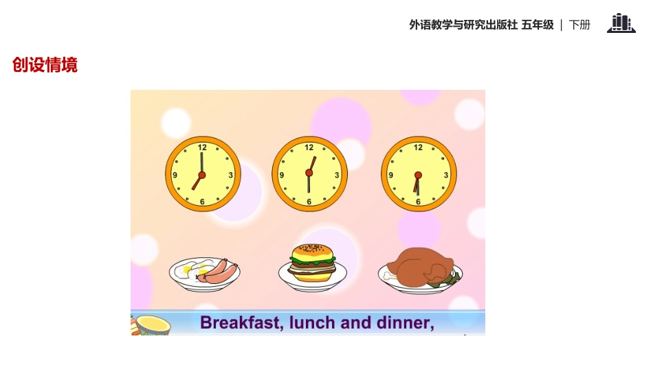 《Lunch is usually at half past twelve》PPT教学课件_第2页