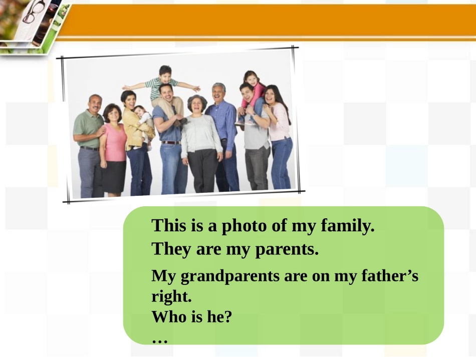 《These are my parents》PPT教学课件_第2页