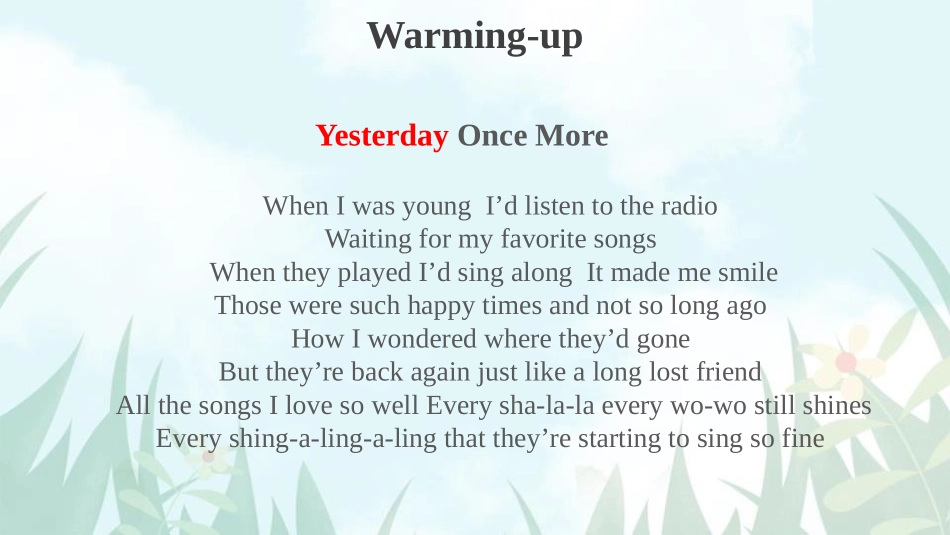 《I was born in Quincy》my past life PPT教学课件_第2页