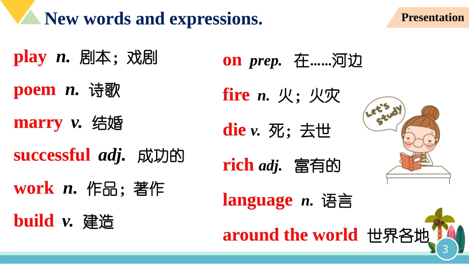 《He decided to be an actor》Life history PPT教学课件_第3页