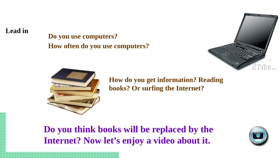《Will books be replaced by the Internet?》Great inventions PPT课件_第2页