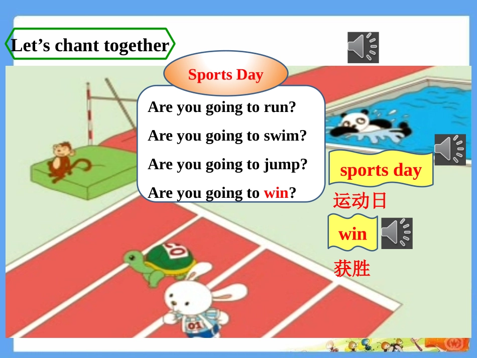 《Are you going to run on Sports Day?》PPT教学课件_第3页