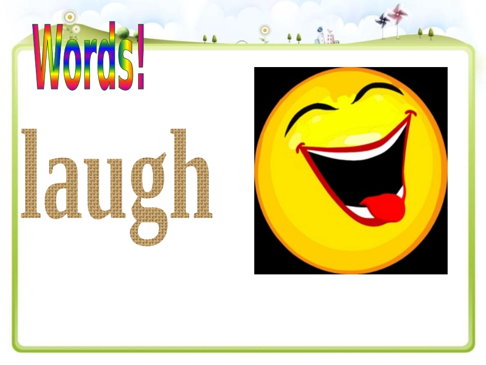 《We laughed a lot》PPT优秀课件_第3页
