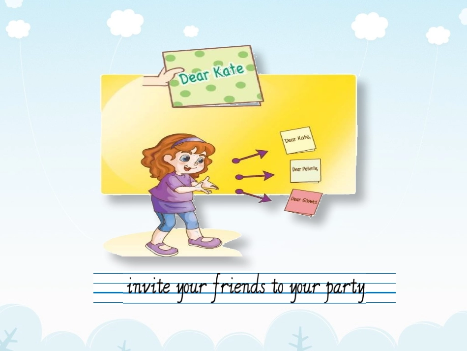 《Would you like to come to my birthday party?》PPT精品课件_第3页
