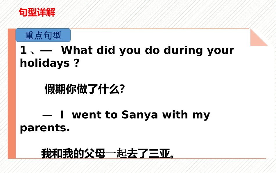 《I went to Sanya for my holidays》PPT精品课件_第2页
