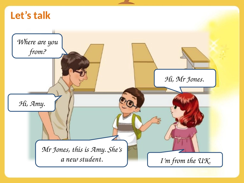 《Welcome back to school》Part B PPT课件_第3页