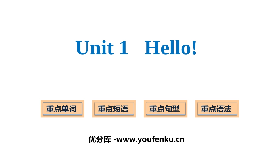 《Hello!》PPT精品课件[牛津译林版英语三年级上册]_第1页