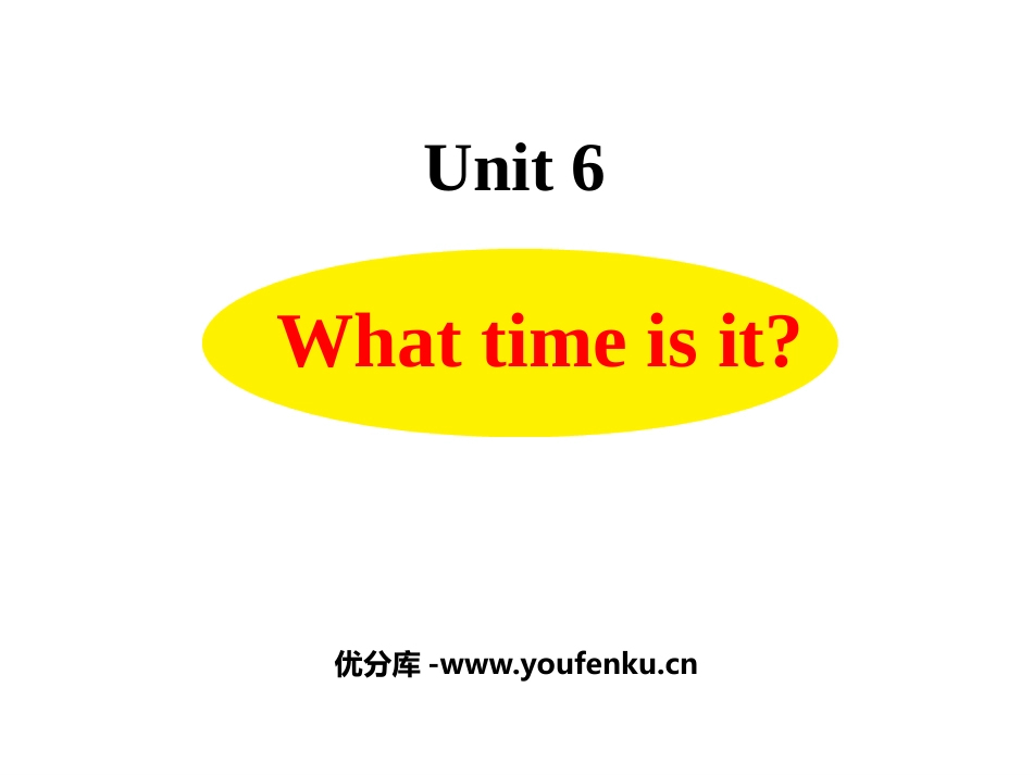 《What time is it?》PPT课文课件_第1页