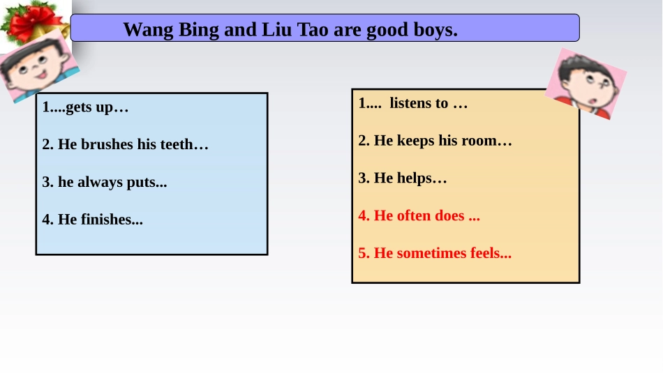 《Good habits》PPT课件[牛津译林版英语六年级]_第2页