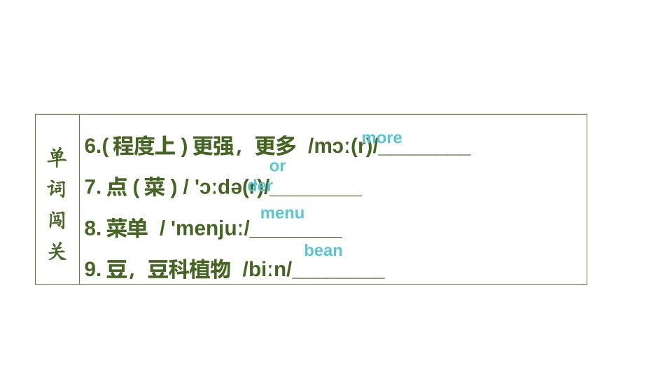 《Food and lifestylee》Integrated skills&Study skillsPPT习题课件_第3页