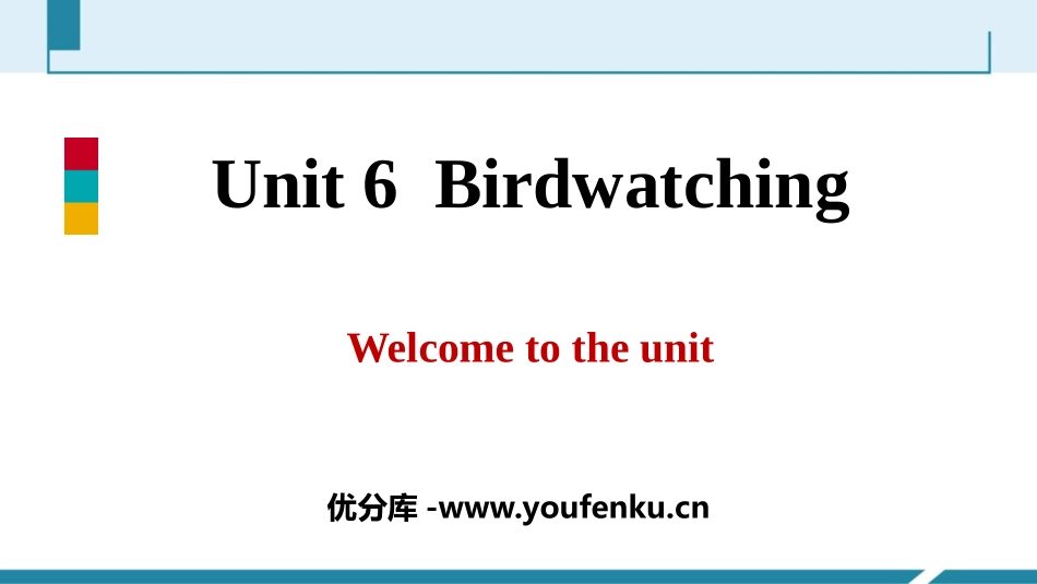 《Birdwatching》PPT习题课件[牛津译林版英语八年级]_第1页