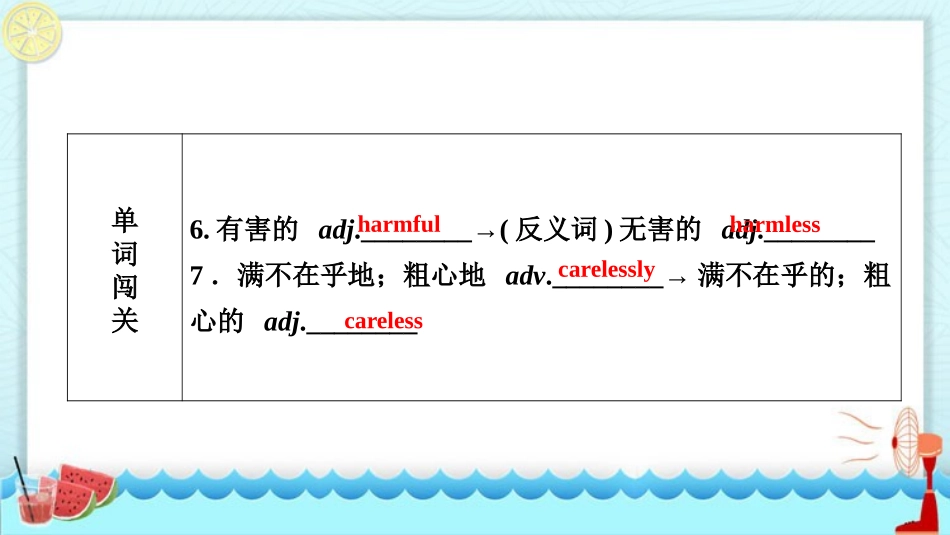 《A green World》Integrated skills&Study skills PPT习题课件_第3页