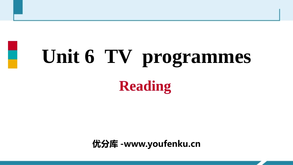 《TV programmes》Reading PPT习题课件_第1页
