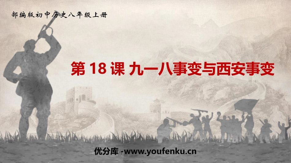 《九一八事变与西安事变》PPT课件[部编版八年级历史上册]_第1页