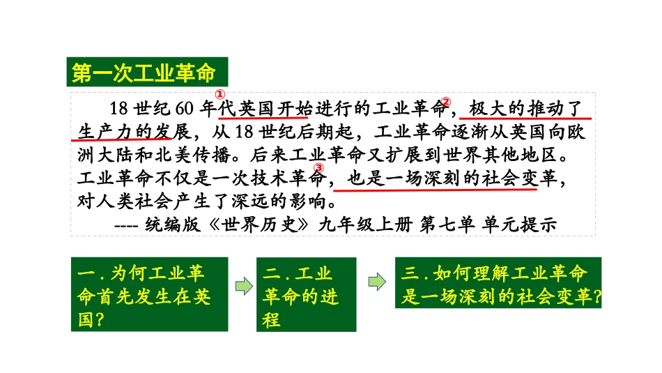 《第一次工业XXX》PPT优质课件[部编版九年级历史上册]_第1页