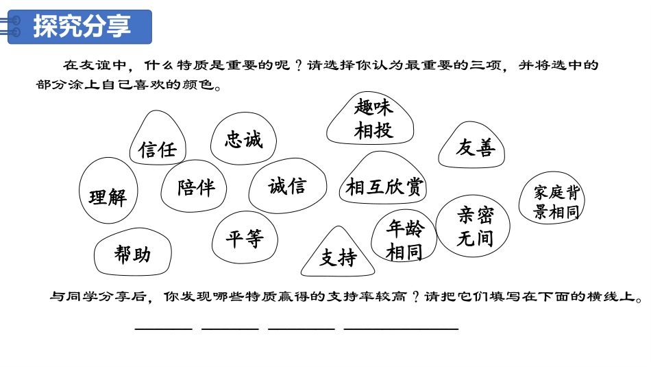 《深深浅浅话友谊》PPT优秀课件[七年级道德与法治上册]_第2页
