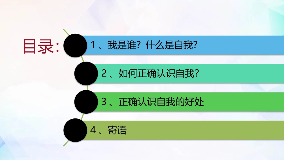 《正确认识自我》PPT班会课件[励志主题班会PPT]_第2页