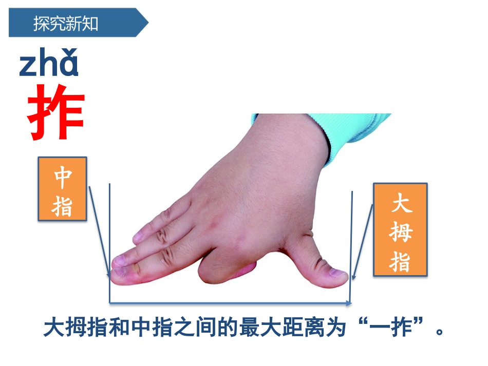 《用手来测量》PPT课件[教科版一年级科学上册]_第3页
