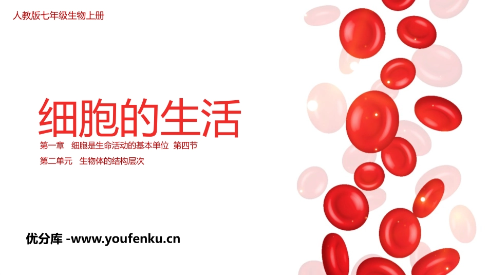 《细胞的生活》PPT教学课件[人教版七年级生物上册]_第1页