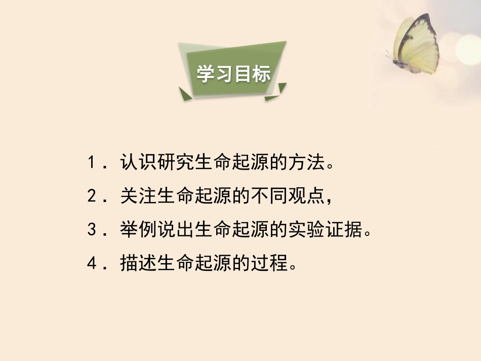 《地球上生命的起源》PPT教学课件[人教版八年级生物下册]_第3页