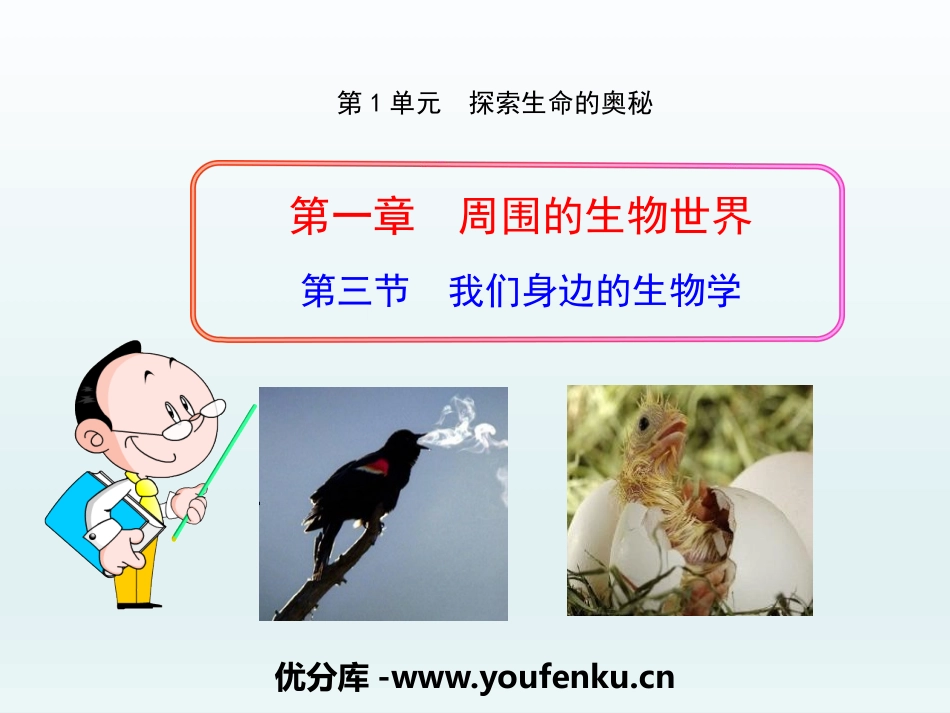 《我们身边的生物学》PPT课件[苏教版七年级生物上册]_第1页
