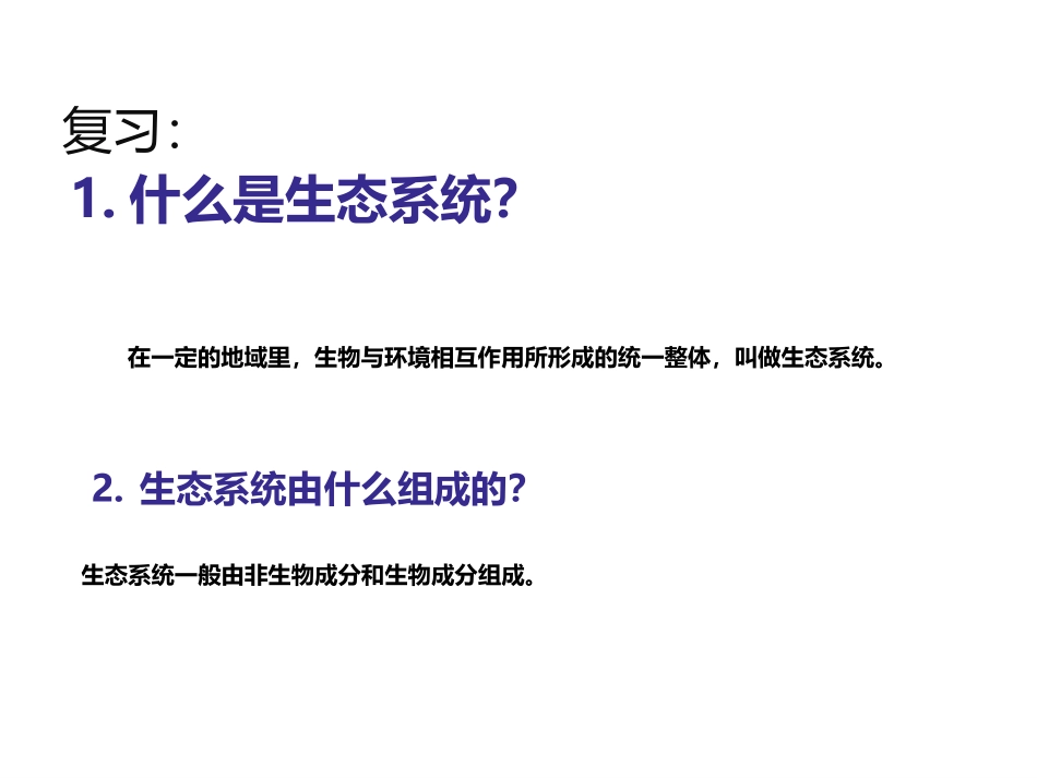 《生物圈中的各种生态系统》PPT课件[苏教版八年级生物上册]_第2页