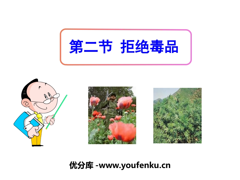 《拒绝毒品》PPT教学课件[苏教版八年级生物下册]_第1页
