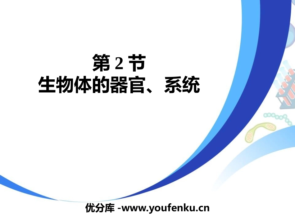 《生物体的器官、系统》PPT课件[北师大版七年级生物上册]_第1页