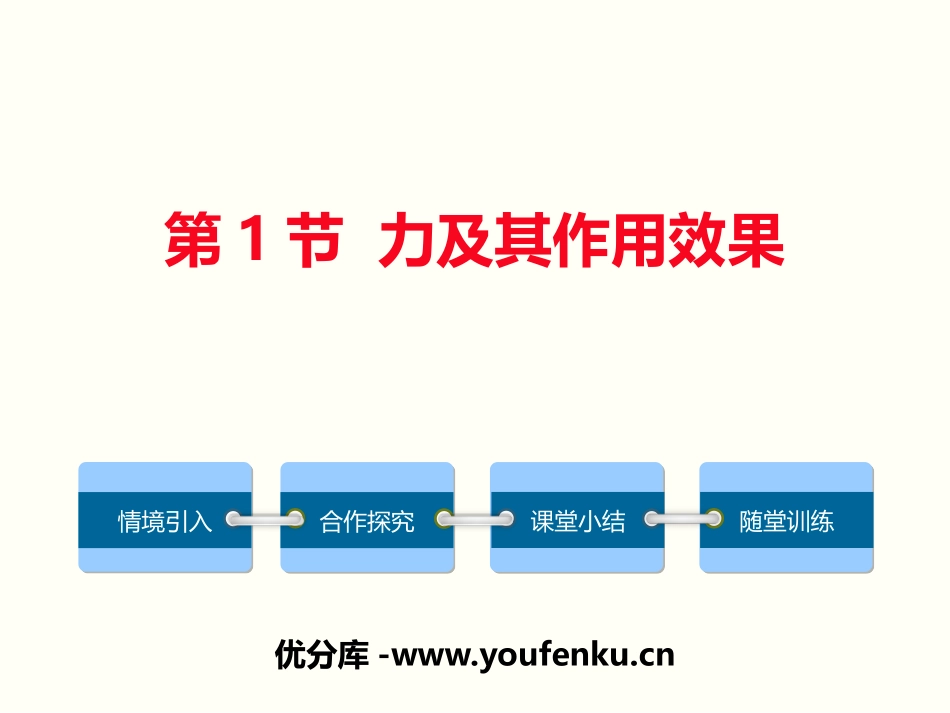 《力及其作用效果》力和运动PPT教学课件[鲁教版八年级物理]_第1页