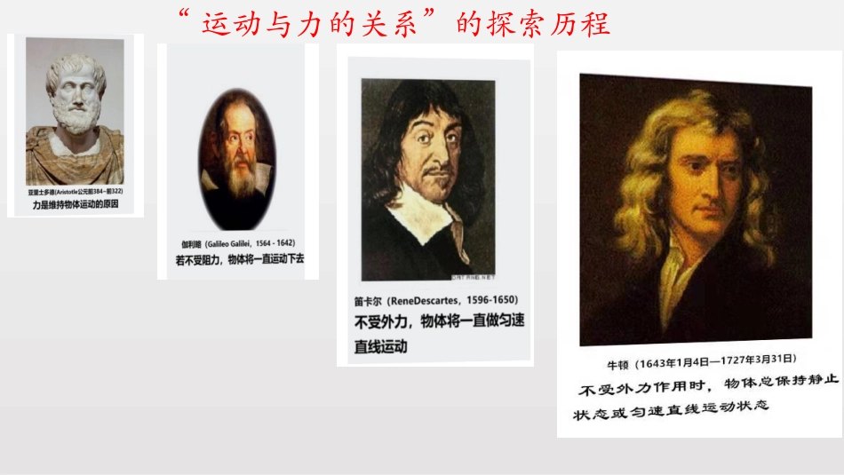 《牛顿第一定律 惯性》力和运动PPT课件[鲁教版八年级物理]_第3页