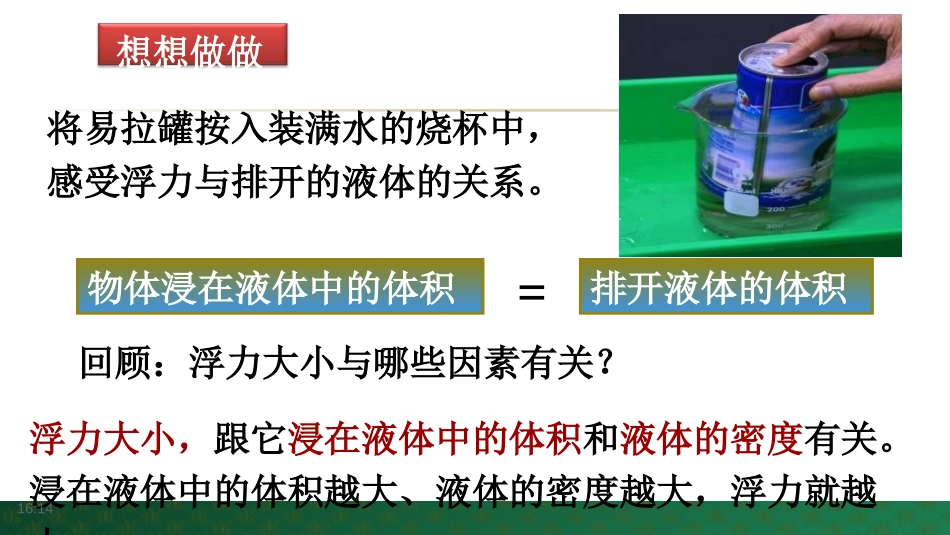 《阿基米德原理》浮力PPT教学课件[鲁教版八年级物理下册]_第2页