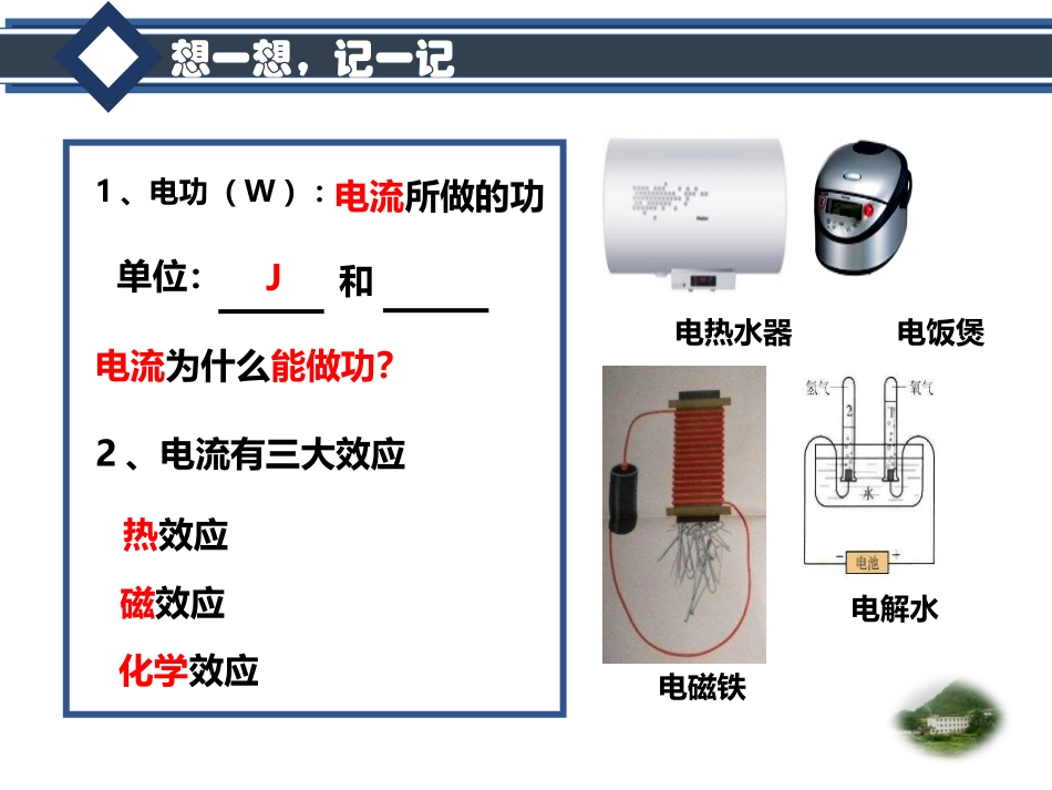 《电功》电功率PPT免费课件[鲁教版九年级物理上册]_第2页