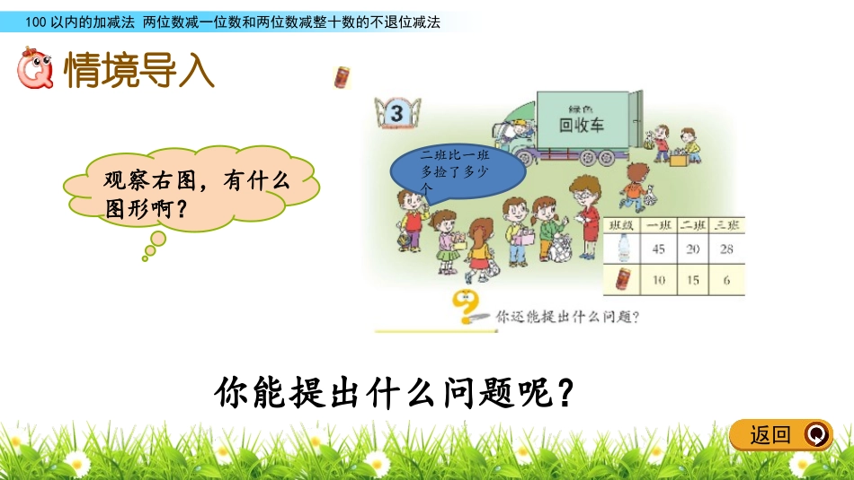 《绿色行动》PPT课件(第3课时)[青岛版一年级数学下册]_第2页