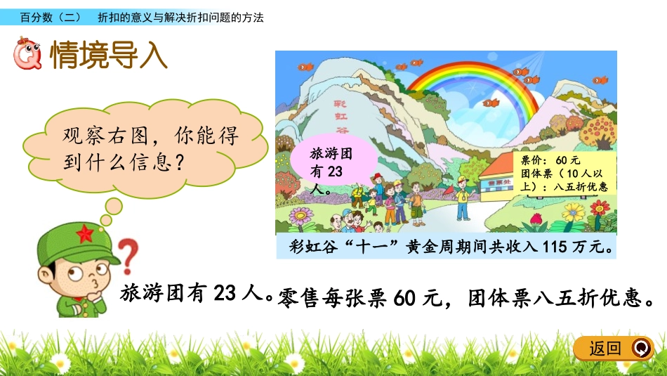 《欢乐农家游》PPT教学课件(第7课时)[青岛版六年级数学]_第2页