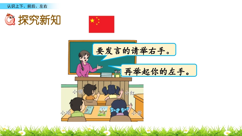 《认位置》PPT教学课件[苏教版一年级数学上册]_第3页