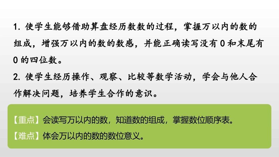 《认识万以内的数》PPT教学课件(第1课时)[苏教版二年级数学]_第2页