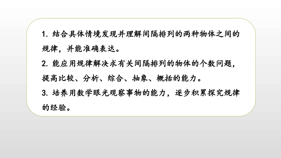 《间隔排列》解决问题的策略PPT课件[苏教版三年级数学上册]_第2页