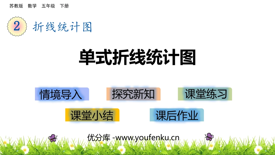 《单式折线统计图》折线统计图PPT免费课件[苏教版五年级数学]_第1页