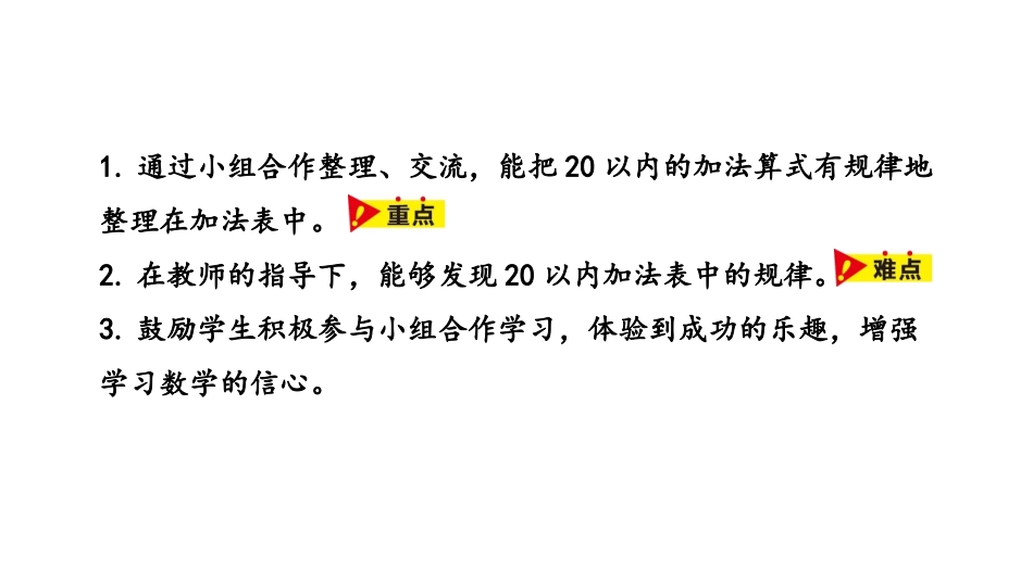 《20以内的进位加法》20以内的加法PPT课件[冀教版一年级数学]_第2页