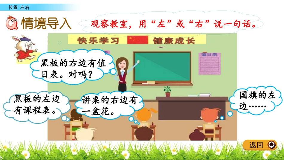 《左右》位置PPT课件[冀教版一年级数学下册]_第2页