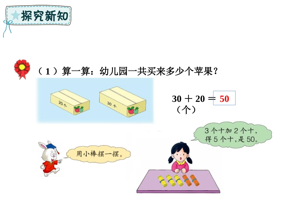 《两位数加、减整十数》100以内的加法和减法PPT教学课件,_第3页