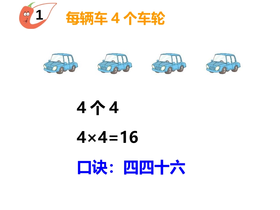 《4的乘法口诀》表内乘法PPT课件[冀教版二年级数学上册]_第3页