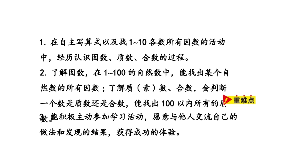 《认识因数、质数、合数》倍数和因数PPT课件[冀教版四年级数学]_第2页