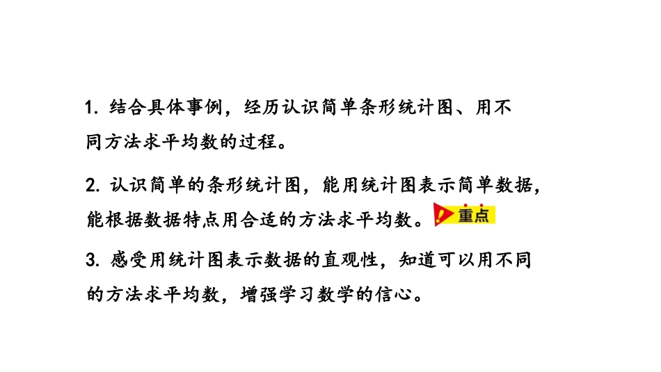 《认识平均数及求平均数的方法》平均数和条形统计图PPT课件_第2页