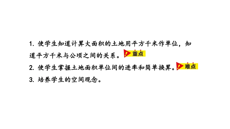 《认识平方千米》土地面积PPT教学课件[冀教版五年级数学]_第2页