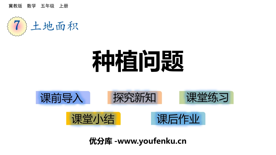 《种植问题》土地面积PPT教学课件[冀教版五年级数学上册]_第1页