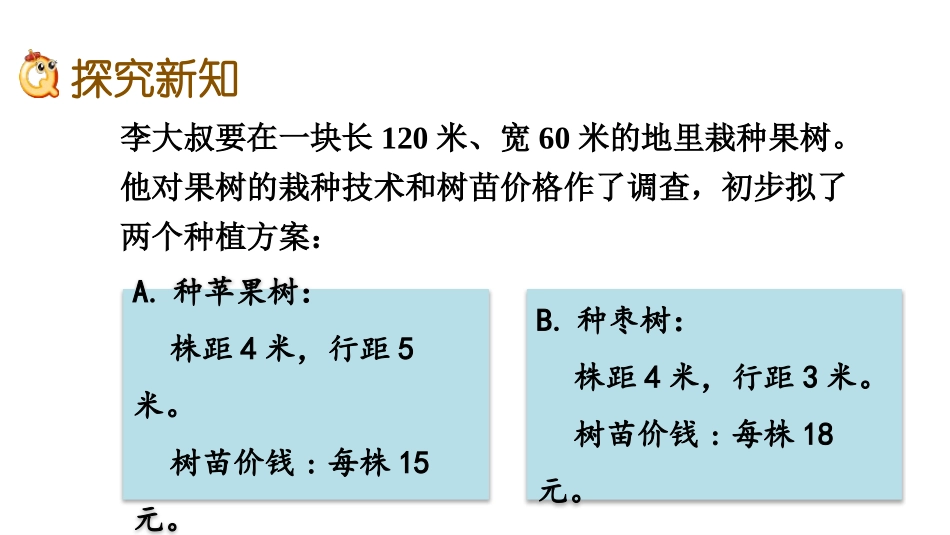 《种植问题》土地面积PPT教学课件[冀教版五年级数学上册]_第3页