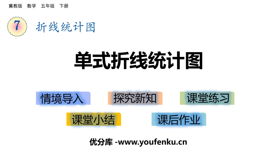 《认识单式折线统计图》折线统计图PPT课件[冀教版五年级数学]_第1页