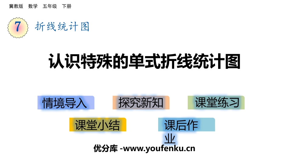 《认识特殊的单式折线统计图》折线统计图PPT课件_第1页