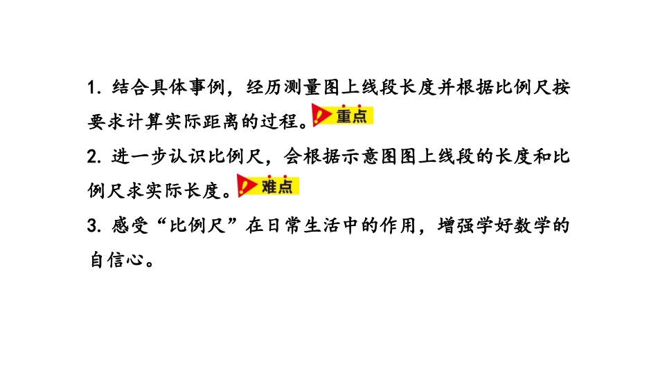 《线段比例尺》比例尺PPT课件[冀教版六年级数学上册]_第2页